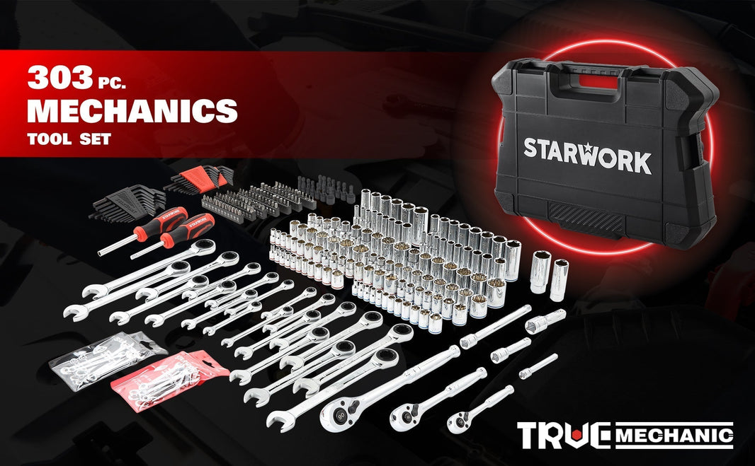 STARWORK TRUE MECHANIC™ 303-Piece Mechanics Tool Set: Discover the Ult