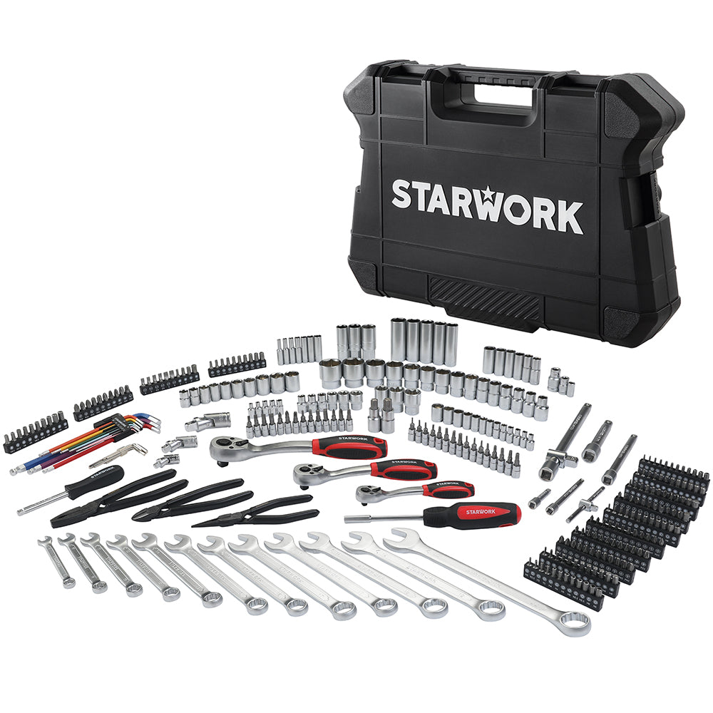 STARWORK TRUE MECHANIC™ 314-Piece Mechanics Tool Set and Socket Set, P