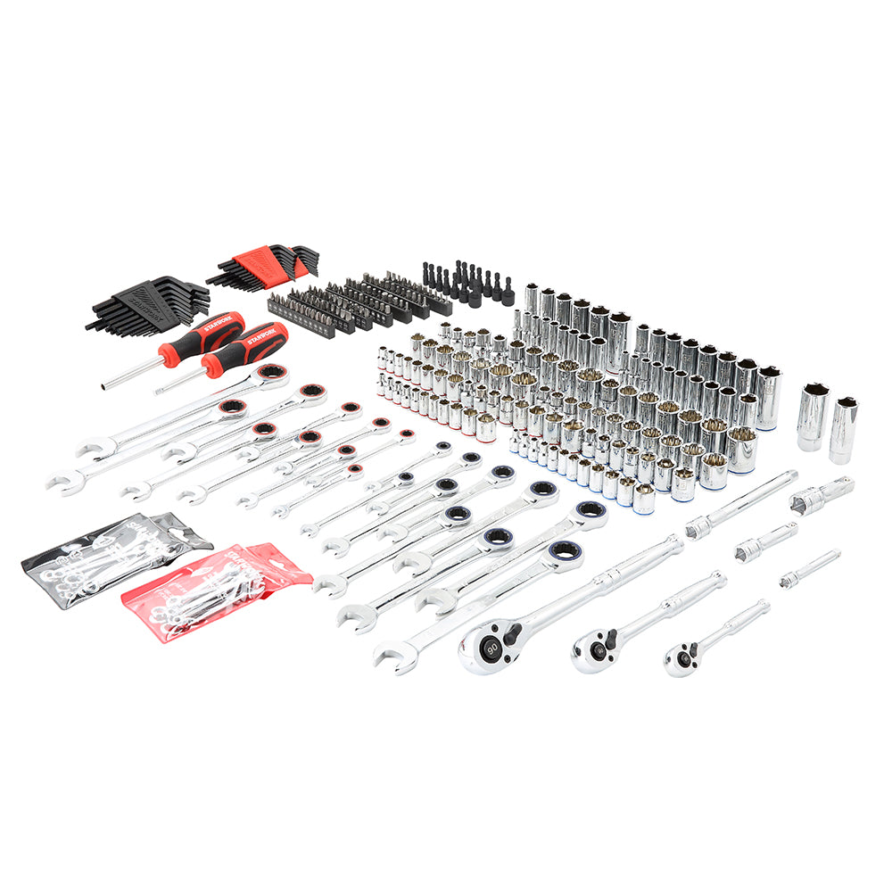 STARWORK TRUE MECHANIC™ 303-Piece Mechanics Tool Set and Socket Set, Professional, SAE/Metric