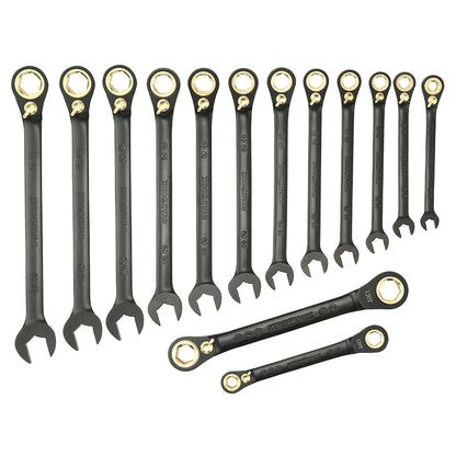 STARWORK TRUE MECHANIC™ 305-Piece Mechanics Tool Set, 120T, 2-IN-1 Reversible Ratcheting Wrench, Professional Metric Set