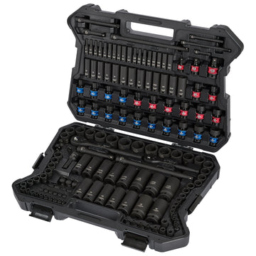 STARWORK TRUE MECHANIC™ 153-Piece Impact Socket Set, Professional, SAE/Metric