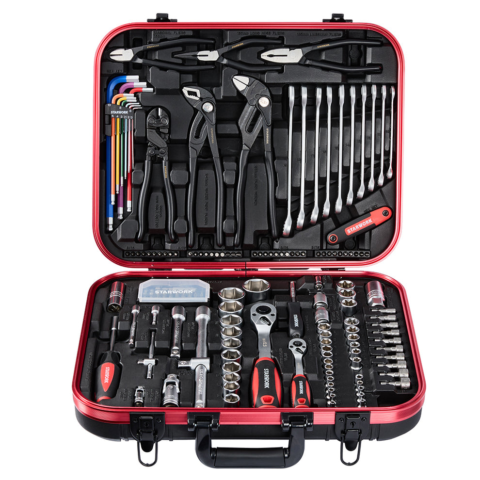 STARWORK TRUE MECHANIC™ 169-Piece Mechanics Tool Set and Socket Set, G