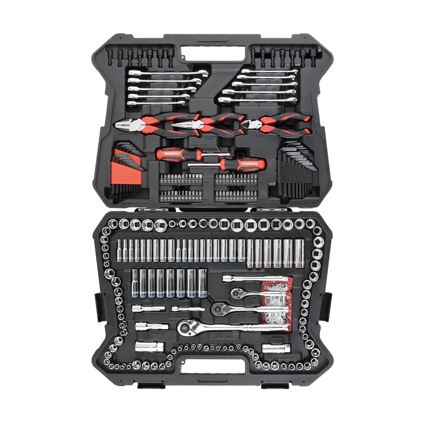 STARWORK TRUE MECHANIC™ 260-Piece Mechanics Tool Set, Professional, SAE/Metric