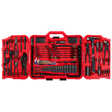 STARWORK TRUE MECHANIC™ 306-Piece Mechanics Tool Set and Socket Set, Comprehensive Tool Kit, Automotive Repair Tool Set, Professional