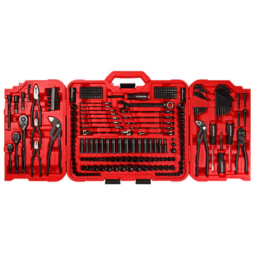 STARWORK TRUE MECHANIC™ 312-Piece Mechanics Tool Set and Socket Set, Professional【Pliers Wrench】 SAE/Metric