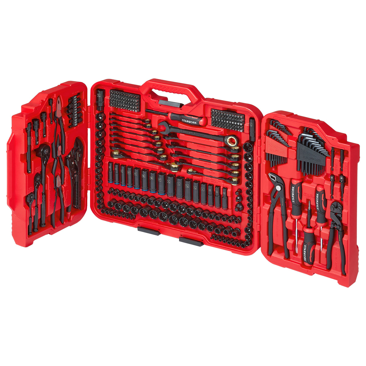 STARWORK TRUE MECHANIC™ 312-Piece Mechanics Tool Set and Socket Set, P