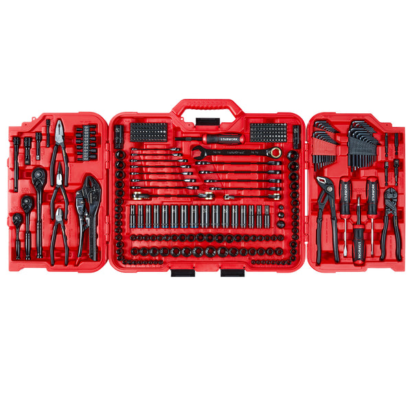 STARWORK TRUE MECHANIC™ 312-Piece Mechanics Tool Set and Socket Set, P