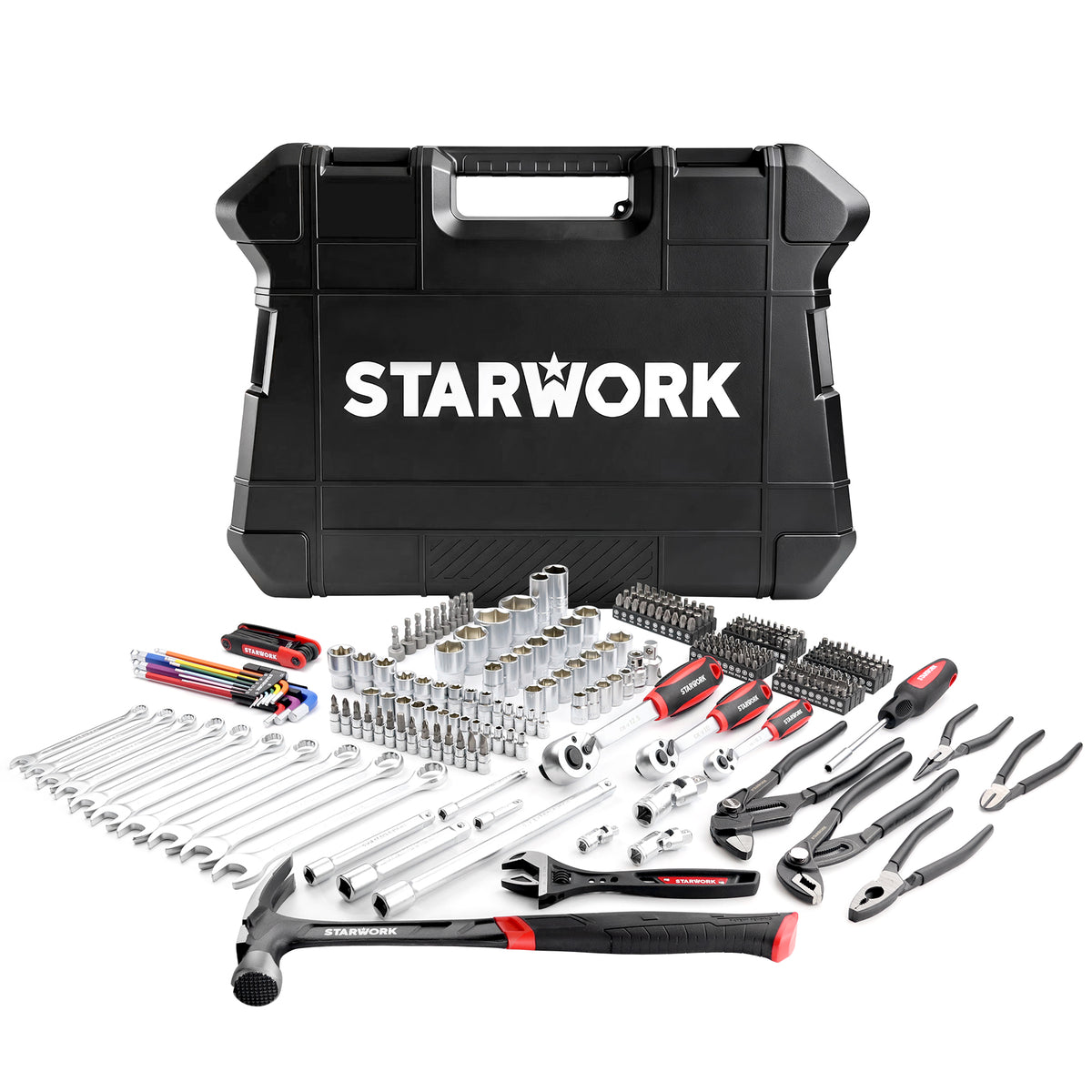 STARWORK TRUE MECHANIC™ 324-Piece Mechanics Tool Set and Socket Set wi