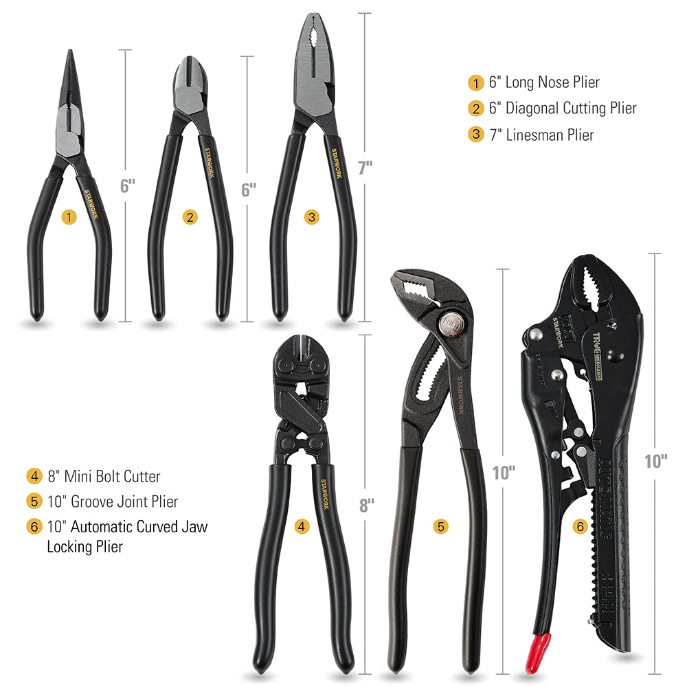 STARWORK TRUE MECHANIC™ 312-Piece Mechanics Tool Set and Socket Set, P