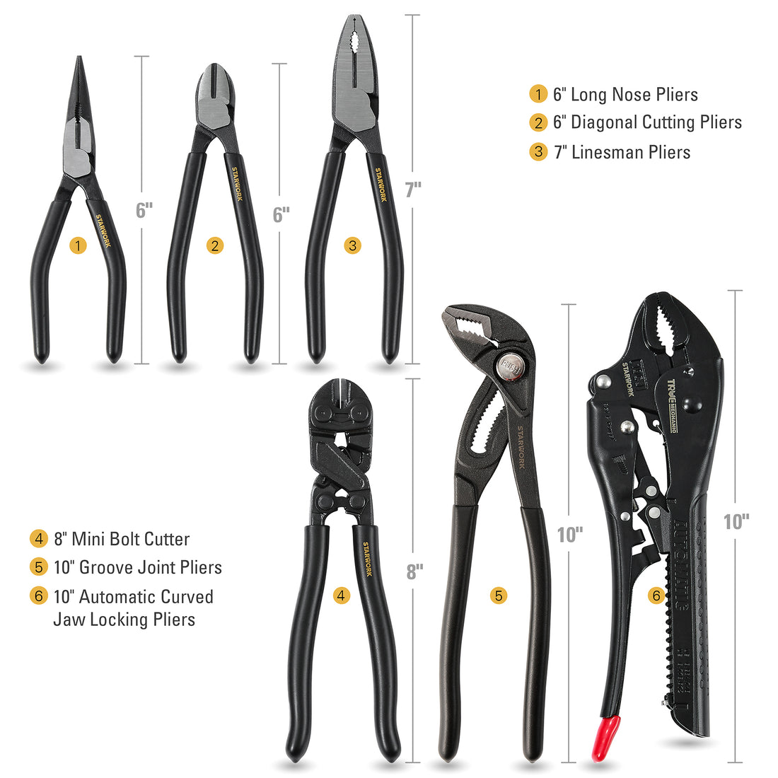 STARWORK TRUE MECHANIC 312-Piece Mechanics Tool Set and Socket Set, Professional, SAE/Metric, Mirror-Finish Sockets & Ratchet Wrenches