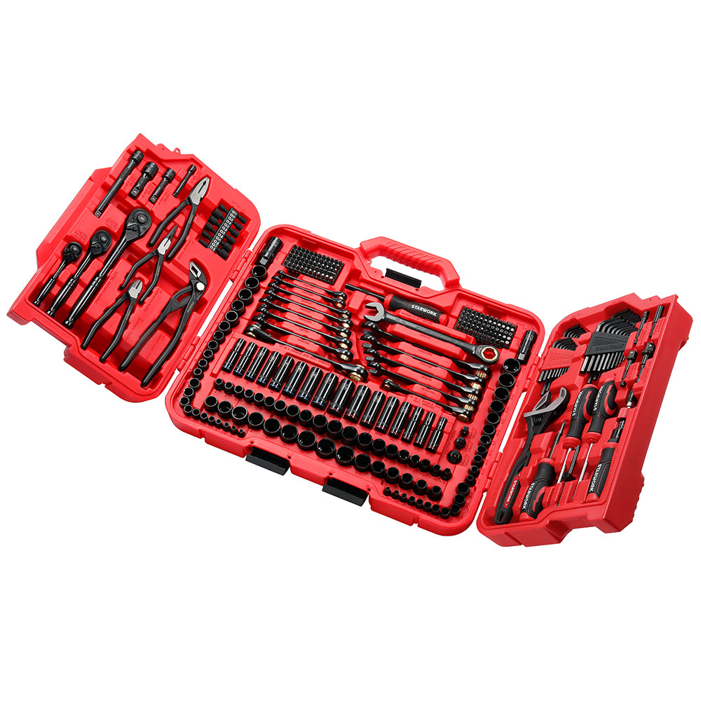 STARWORK TRUE MECHANIC™ 313-Piece Mechanics Tool Set and Socket Set, P