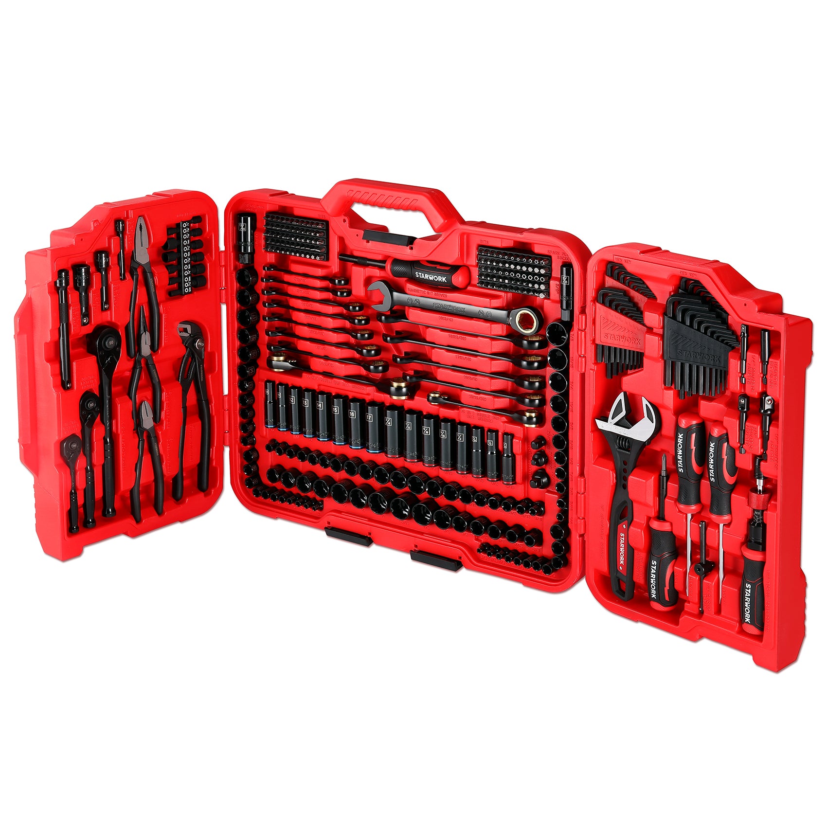work イミック STARWORK TRUE MECHANIC™ 313-Piece Mechanics Tool Set and Socket Set, P